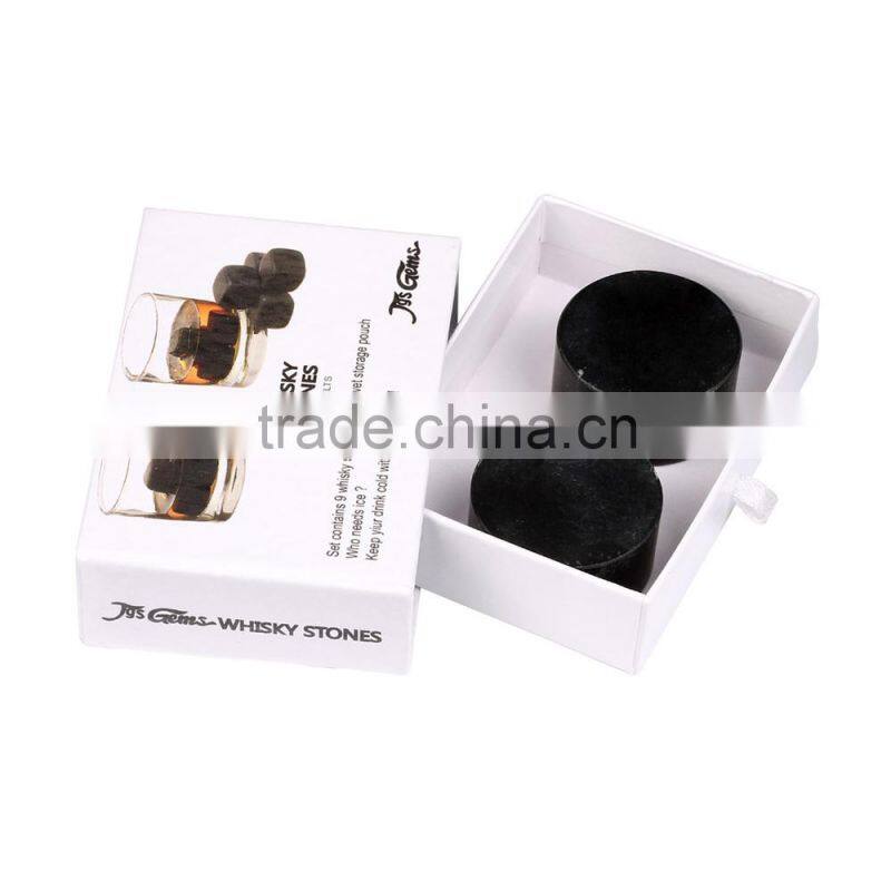 Fashionable personalize engraving whiskey stone ice cube gifts for whiskey lovers