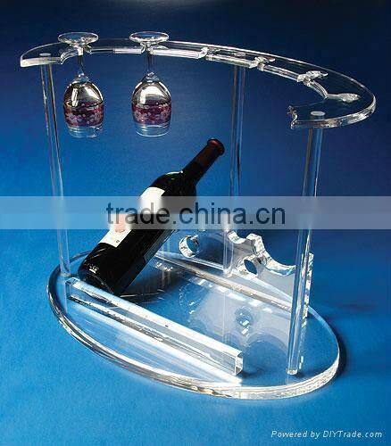New styles acrylic wine display rack