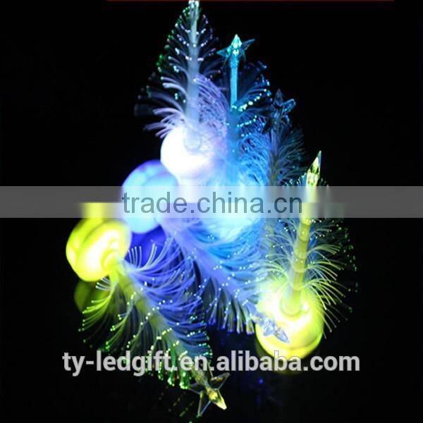 Wholesale fiber optic colorful tree mini christmas led tree