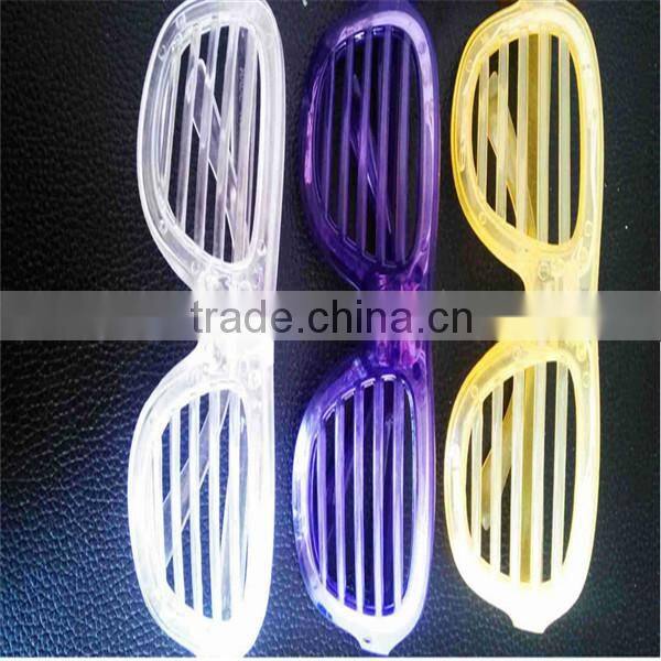 3d glasses New Plastic glasses case With Flashing Light