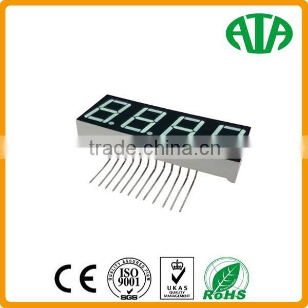 mini electronic LED number display digit 4