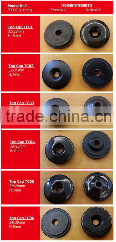 Carbon Stem Cap for Bicycle Part