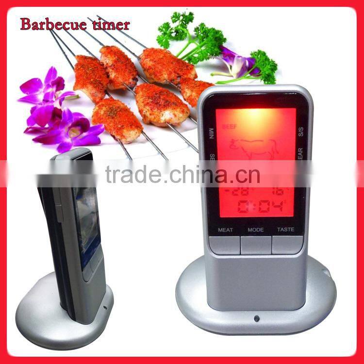 LED Digital food thermometer & BBQ thermometer & Wireless meat thermometer