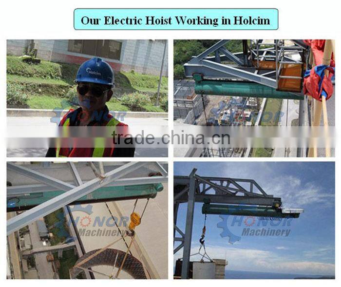 Wire Rope Electric Hoist Crane 2 Ton