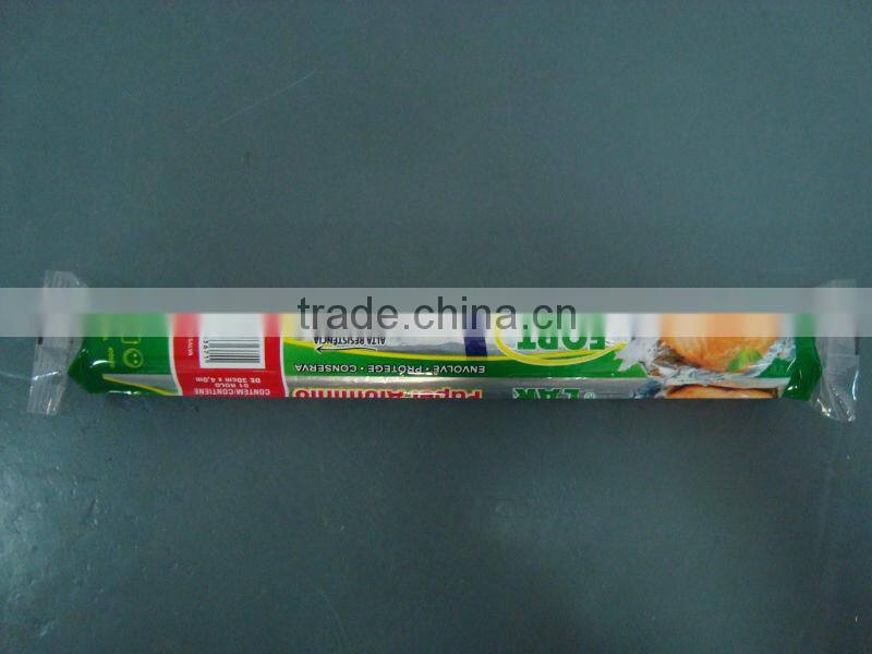 heavy duty kitchen use aluminium foil wrapping roll-non stick