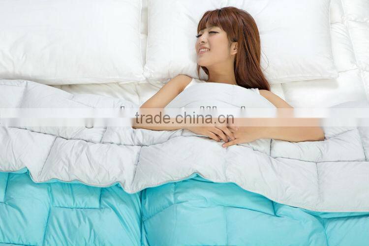 2015 Peach Colored Goose Feather Down Comforter Sets