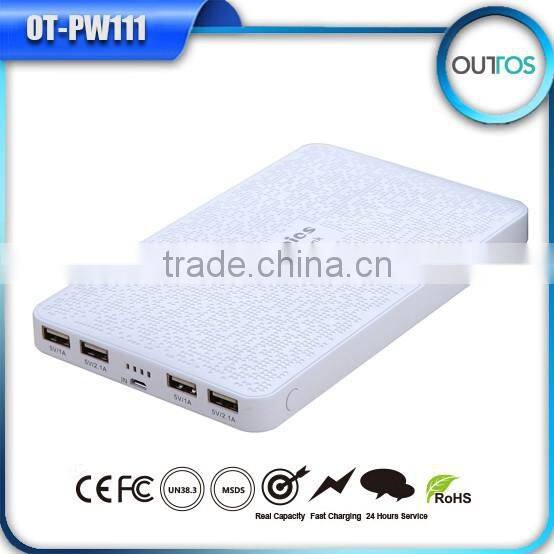 16000mah power bank usb 2.0 4 port hub with mobile phone charger