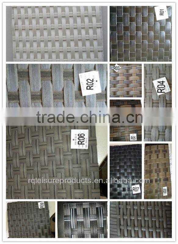 Wicker High Back Chair With Tea Table Cushion Pillow