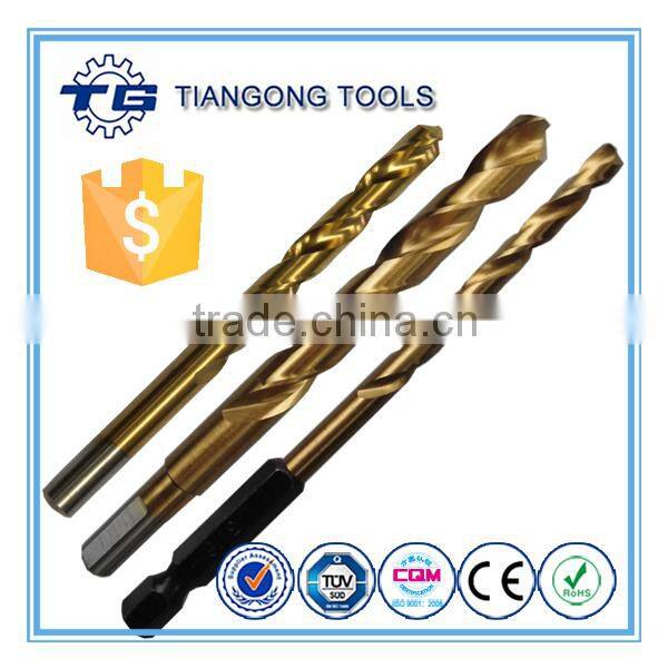 DIN338 DIN340 DIN1897 DIN1869 ASME Aircraft Extension Extra Length M35 TiN Coating Drill Bits