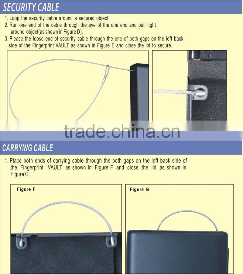 Wholesale - MC500 microault combination small car gun pistol portable security storage steel safe box (Ipad box),file safe
