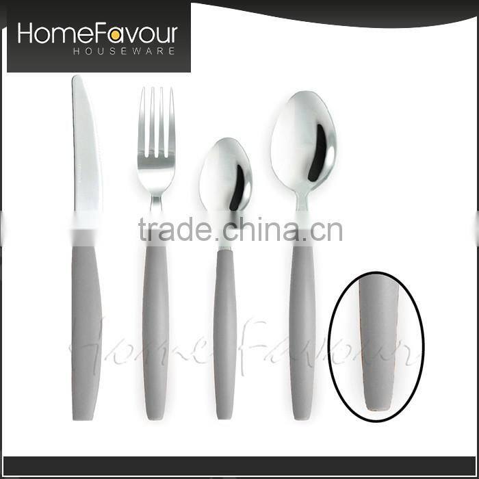 Onsite Checked Manufacturer 84/500/EEC and 2005/31/EC Best Purple Handle Flatware Set