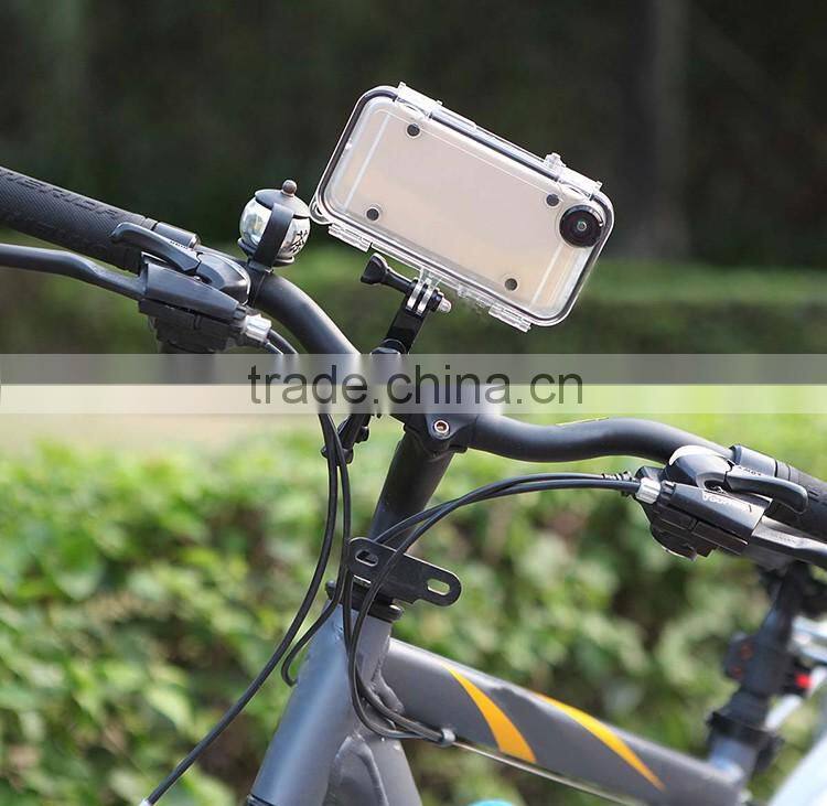 Consumer Electronics wholesale mobile phone accessory waterproof case for iphone 6/6S, Phone case with Adaptor for Extreme sport