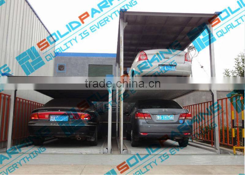 Enforced Parking Platforms With Anti-fall Design On Each Corner Hydraulic Driven Multi-Stacker Hydraulic Parking Lift