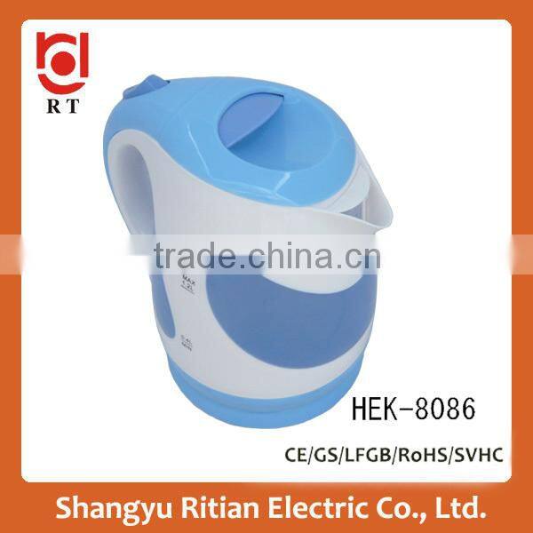 Plastic kitchen appliances mini electric kettle