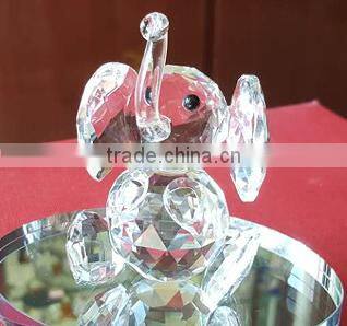 animal elephant small crystal figurines for gift