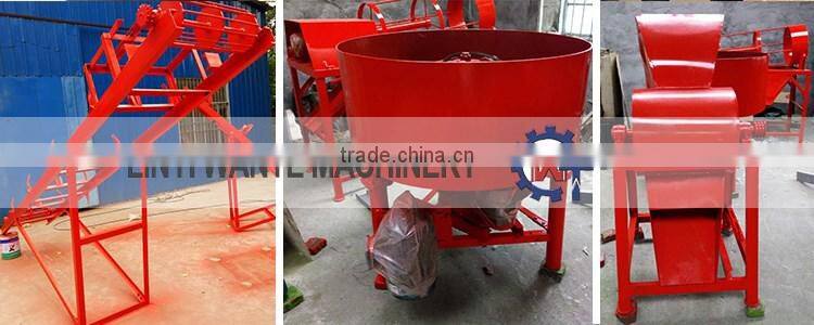 WANTE BRAND WT2-10 cheap interlocking hollow block machine line small crsuher