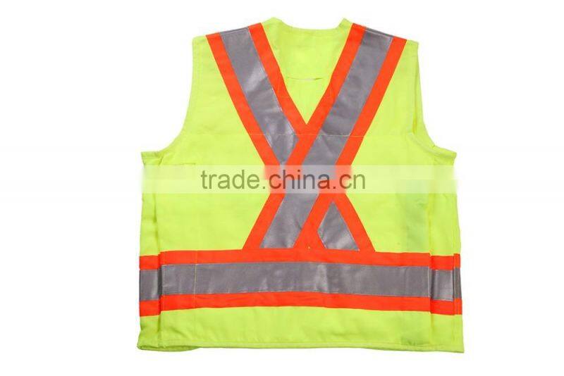 New Style Safety Vest With Pouch Black Safety Vest