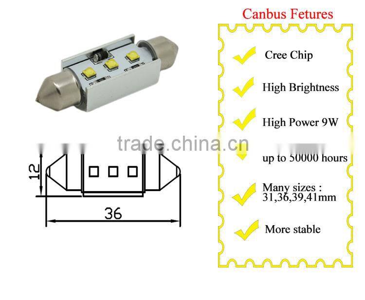 12V 24V T10 Canbus Error Free w5w t10 canbus led light car use T10 led universal