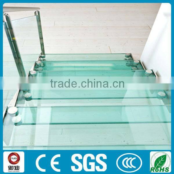 tempered glass staircase and L-Shape staircase