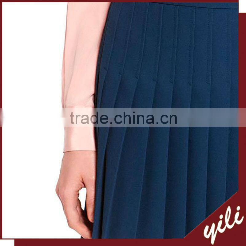 2014 New style short skirt pleat design for girls
