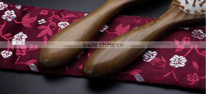 Cushion Natural Wood Air Vent Hair Brush