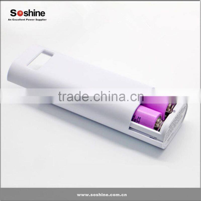 Soshine E4S 18650 battery Portable 5200mAh Power Source Bank w/ Micro USB Cable for IPHONE + More