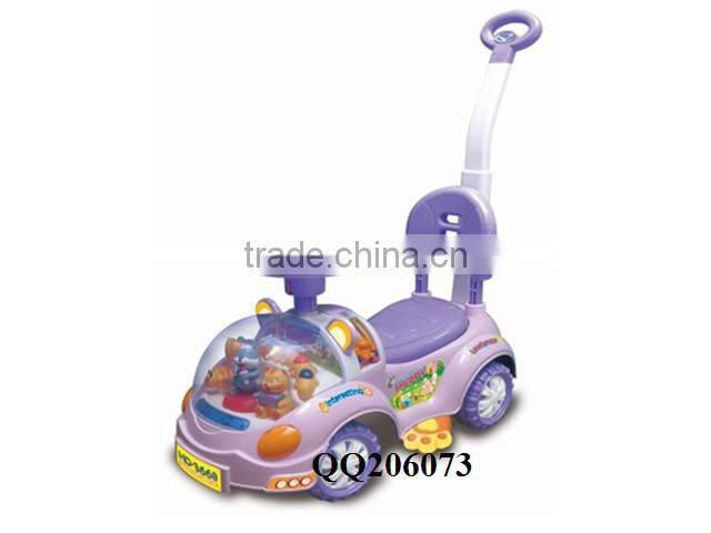 Kids free wheel ride on car