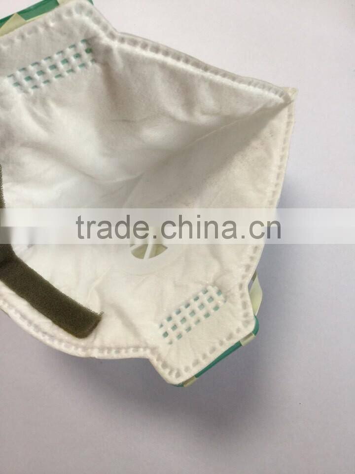 Shell type protective disposable face mask dust mask