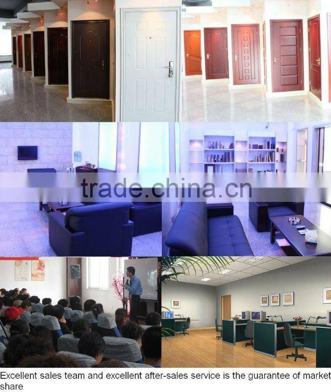 Office wood door with glass(CF-W018-1)