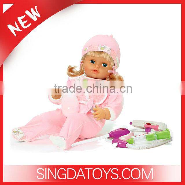HOT SELLING ! 2014 New Design B079 B/O Baby Fashion Doll