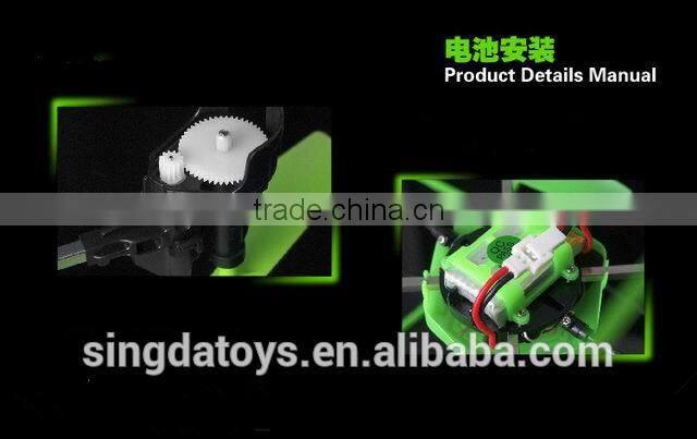 Four Axis HM1307 2.4G Glow In The Dark RC Quadcopter with protective ring anti-throw fluorescence