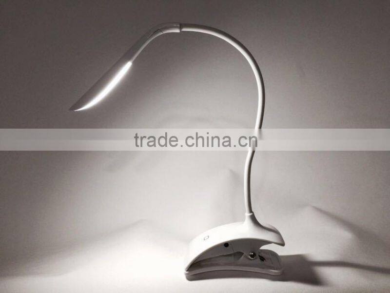 ABS plastic mini white led bed light student use eye protection led reading lights