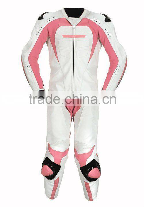 Mens Professional Motorbike Leather Racing Suit