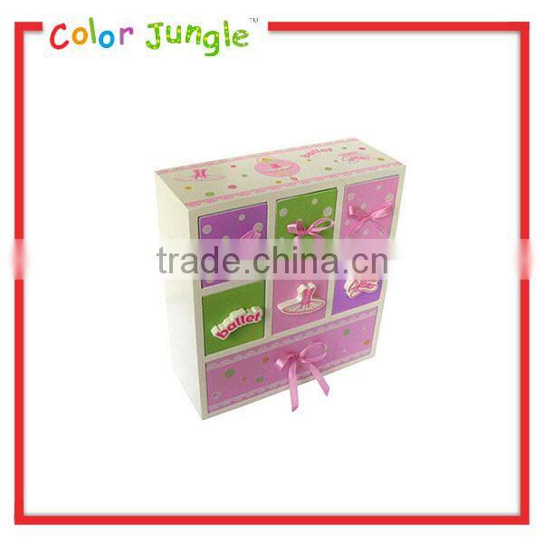 kids room Waste container,ballet collection wood Waste bin