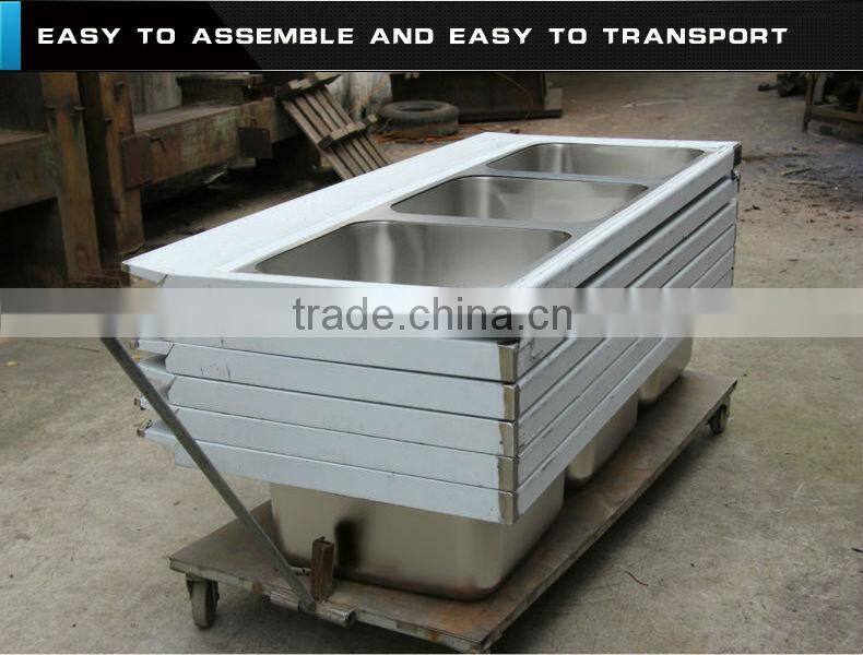 Premium Restaurant Kitchen Sink Bench With Drain Board On The Right (bowl size 500x500x280mm)