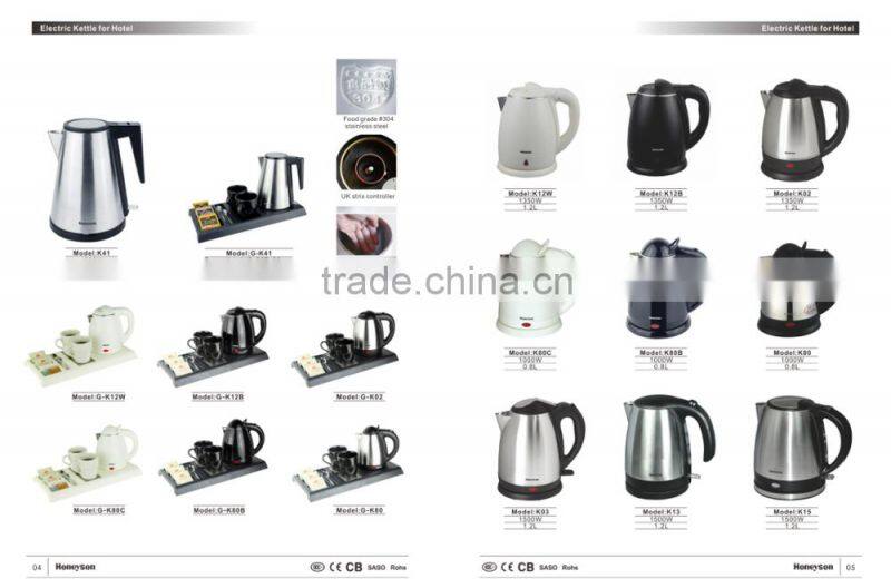 B-K12 hotel supplies electric kettle service tray and sachet holder