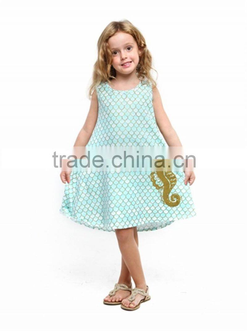 white and blue floral summer dress cotton sleeveless with flutter daily wearing outfits
