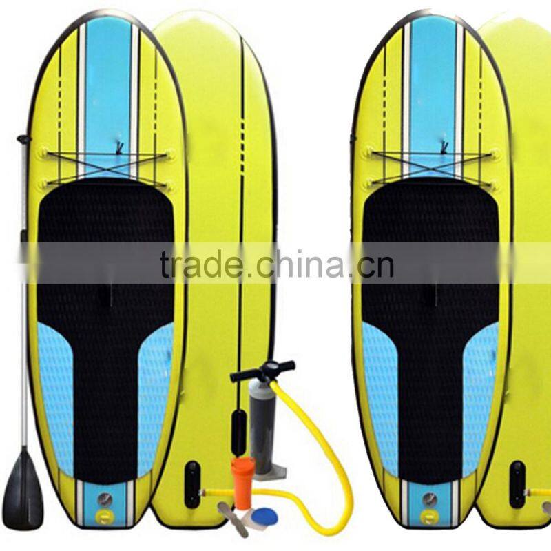 7 ft 6 inch Epoch power Kids Inflatable Stand Up Paddle Board with Pump and 3 Piece Adjustable Paddle (4" Thick) Super Durable