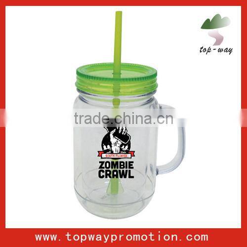 best price supply all kinds ofplastic mason jar mug