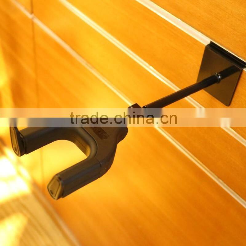 Auto Lock Wall Hanger Type Real Solid Wood Insturment Hanger Wooden Guitar Hanger