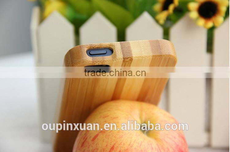 Promotion new product bamboo phone case ,Bamboo cell phone case