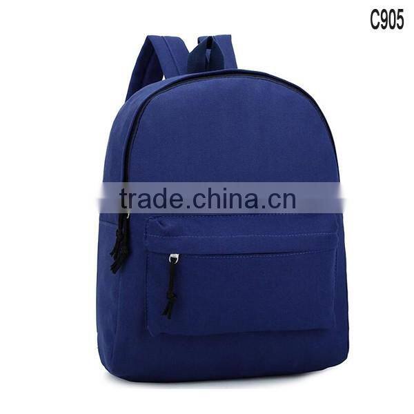 china manufacturer wholesale canvas shool backpack bag rucksack