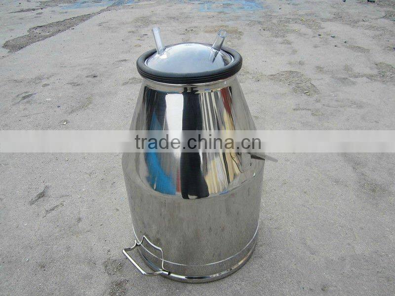 Stainless Steel Milk Bucket with Lid