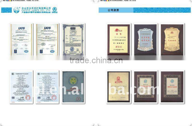 PMMA / Aluminum garden lamp with LED/Energy-saving bulbs