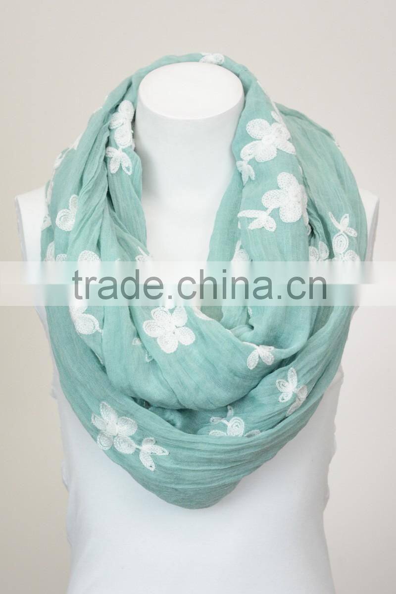 China Wholesale Soft Feel Viscose New Floral Fashion Print Scarf