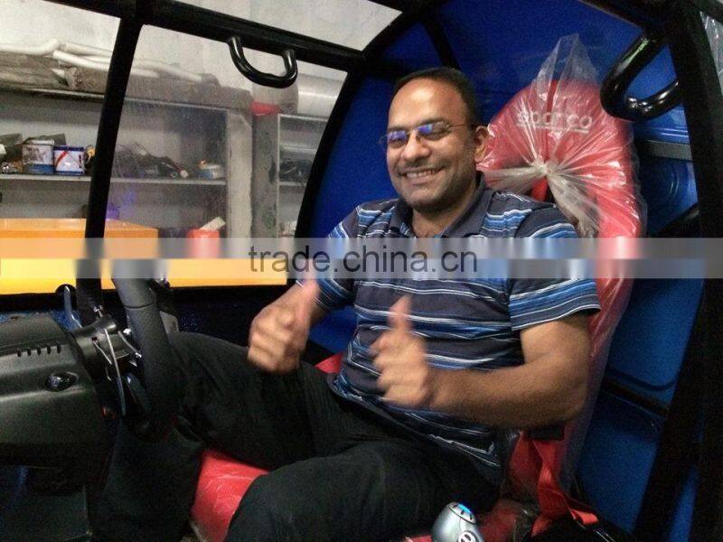 360 degree flight simulator with flying game and driving car simulator