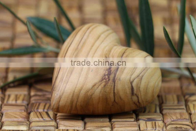 Olive Wood Carved Big Heart