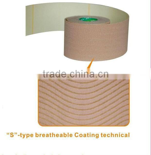 Orange kinesiology muscle tape manufacture CE FDA approved