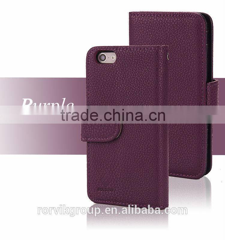 classic style leather case ,mobile phone wallet luxury case with card slots for iphone 5G/5S case leather