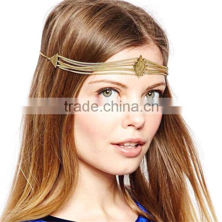 chain headpiece belly dance indian head accessories